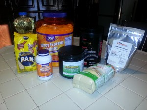 Trying Soylent Day 1 - Ingredients for Mixing