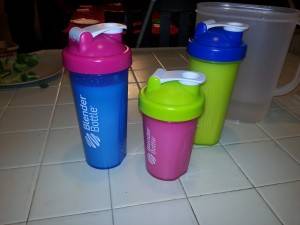 BlenderBottles ready to go - that's 2000 calories for 1 day.