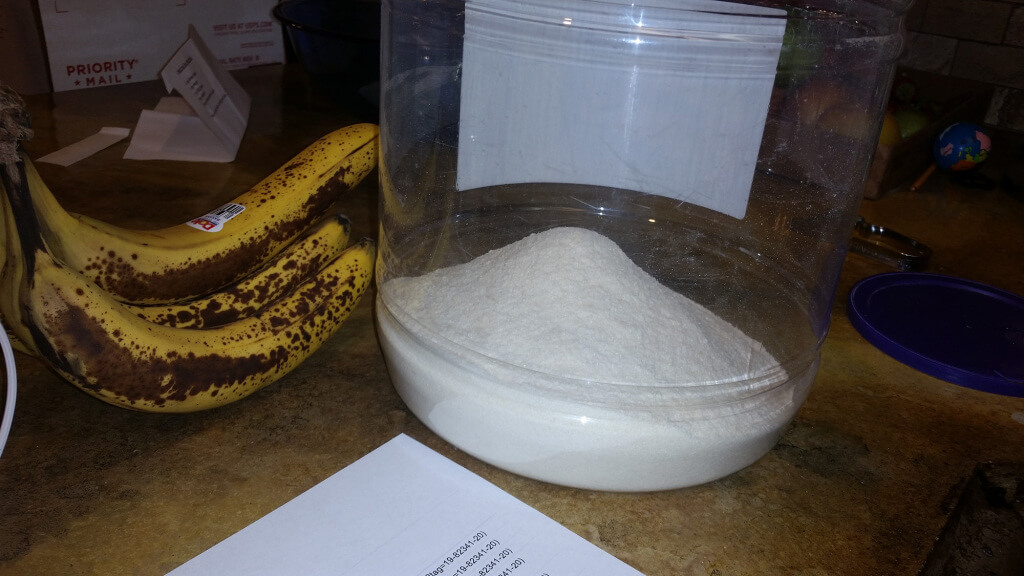 700g of coconut flour for a week's worth