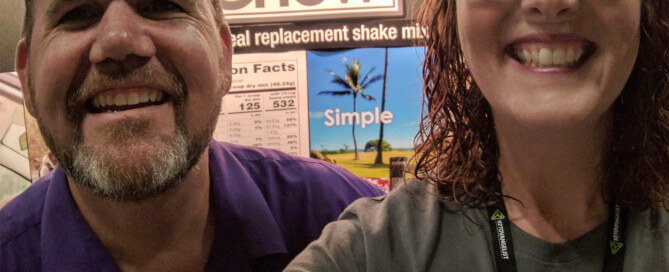 Jimmy at keto chow booth keto con