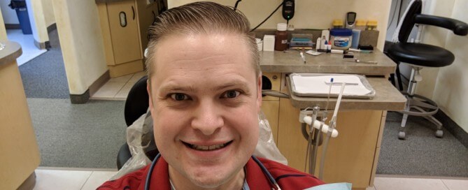 Dentist selfie