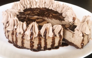 Chocolate Peanut Butter Truffle Cheesecake