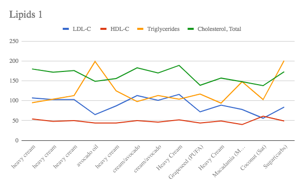 Keto Chow Experiment Test Results Lipids 1