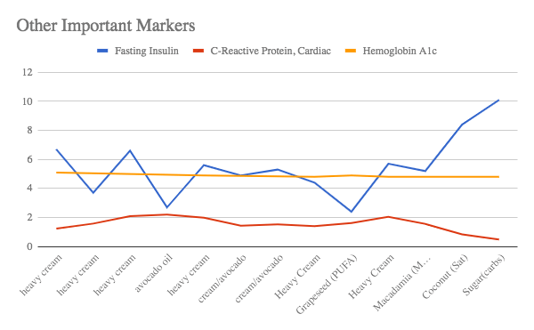 Keto Chow Experiment Test Results Other Important Markers