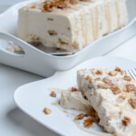 Keto Chow Salted Caramel Semifreddo with Candied Almonds
