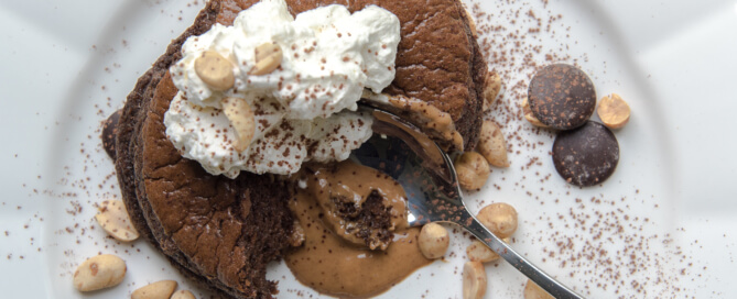 Chocolate Peanut Butter Keto Chow Lava Cake