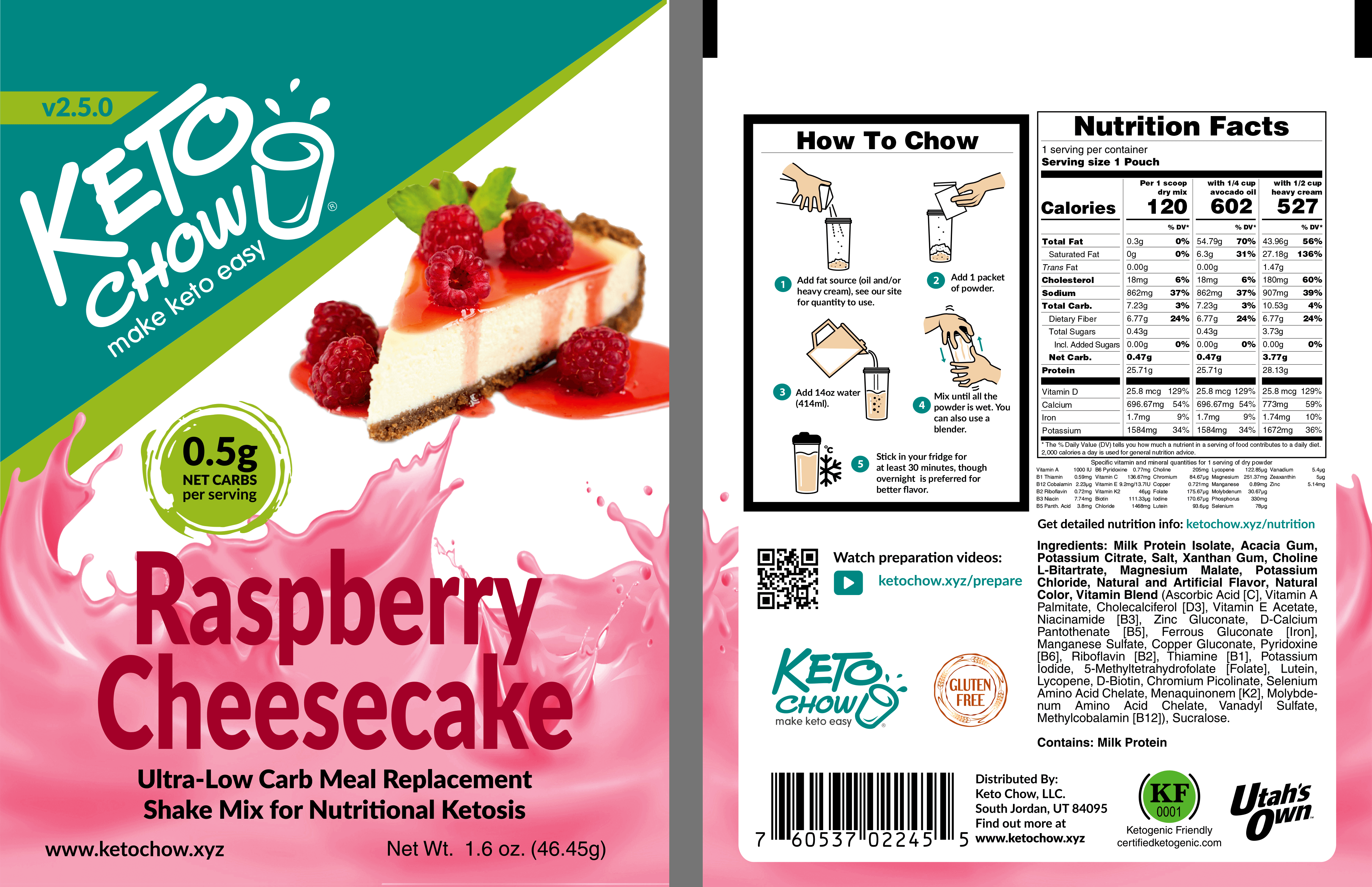 Raspberry Cheesecake Sample