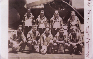 Leroy Dean Bair final air crew of B-17 "The Punched Fowl"