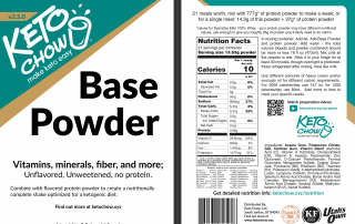 Keto Chow Base Powder