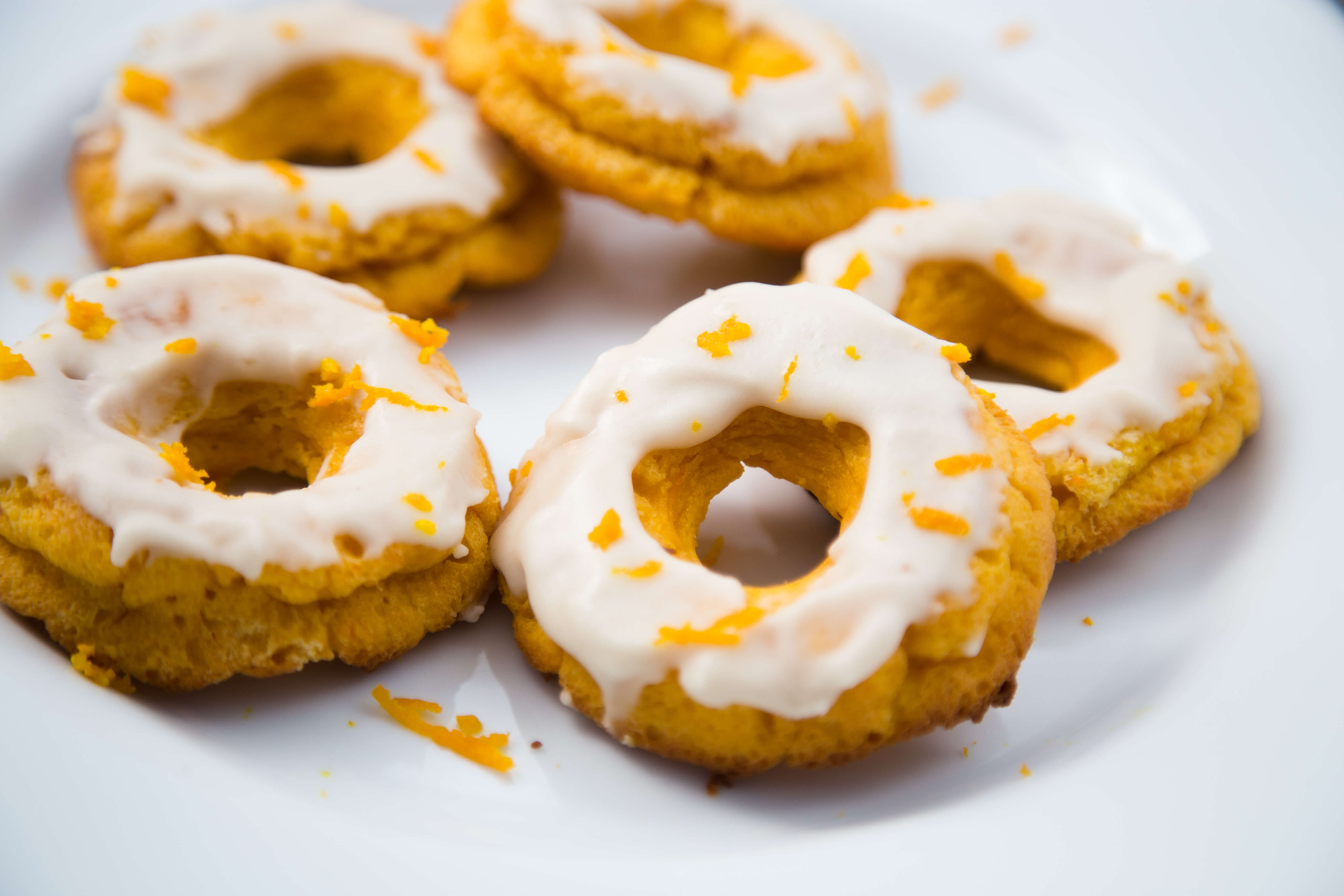 Orange Cream Donuts