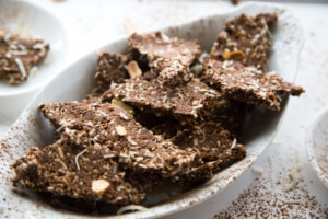 Chocolate Mint No Bake Bars