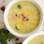 Instant Pot Cheddar Broccoli Soup