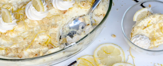 Low Carb Lemon Snap Keto Chow Banana Pudding