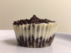 Photo of completed Coconut Fudge Cupcakes Mounds Style Fudge Bars