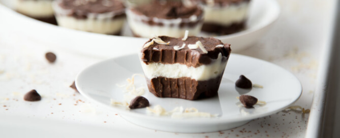 Coconut Fudge Cupcakes Mounds Style