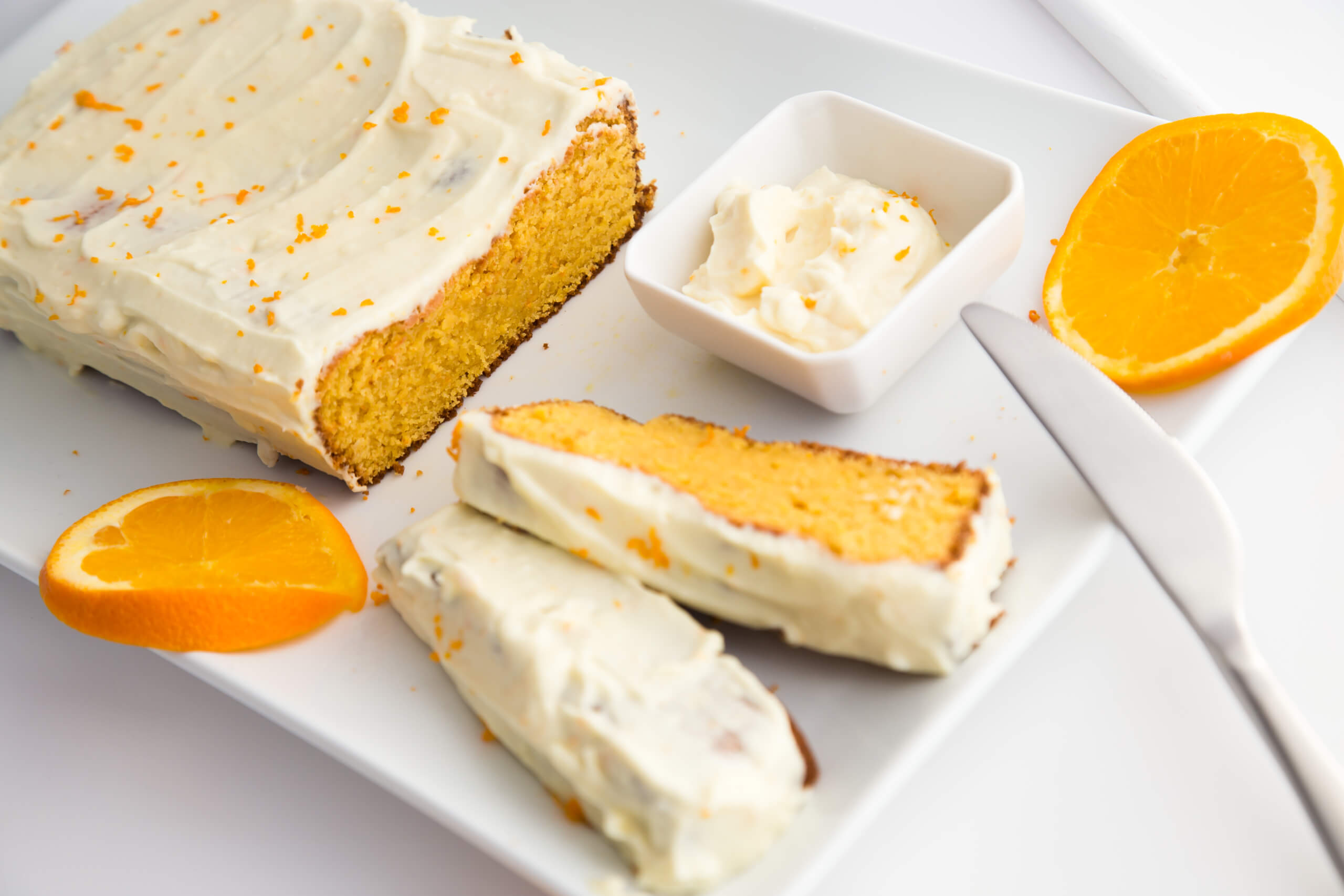 Keto Konduct’s Glazed Orange Cream Pound Cake