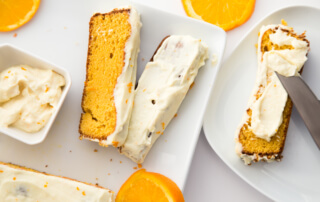 Orange Glazed Pound Cake