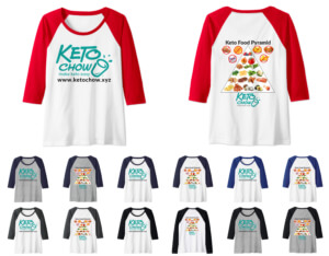Keto Chow Raglan Shirt