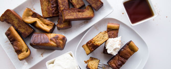 Pumpkin French Toast Sticks