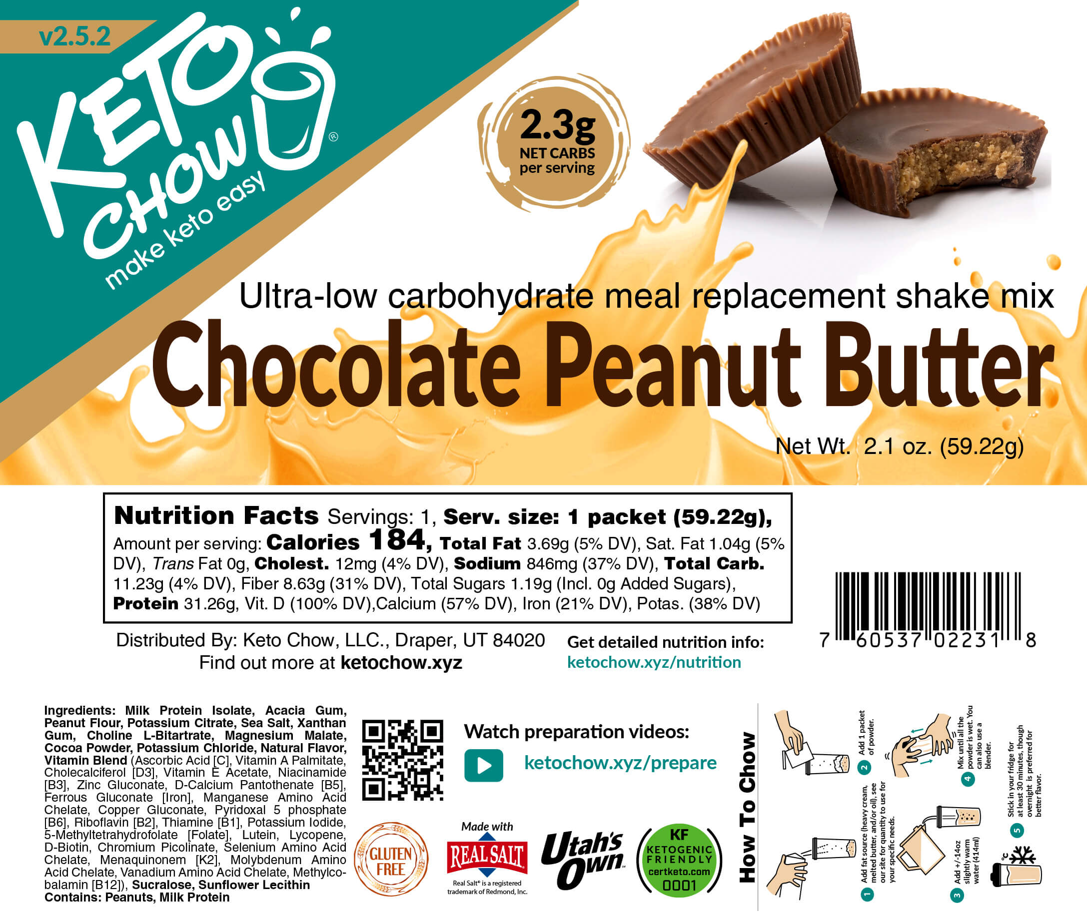 Chocolate Peanut Butter sample