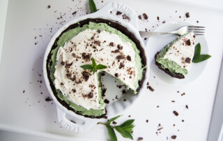 Mint Chocolate Mousse Pie