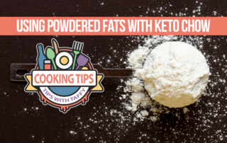 how to use powdered fats