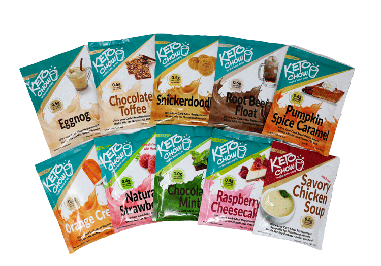 Keto Chow Gourmet Bundle is a Great way to Experiment With New Flavors