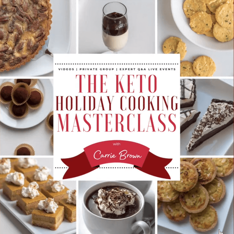 Carrie Brown's Keto Holiday Cooking Masterclass