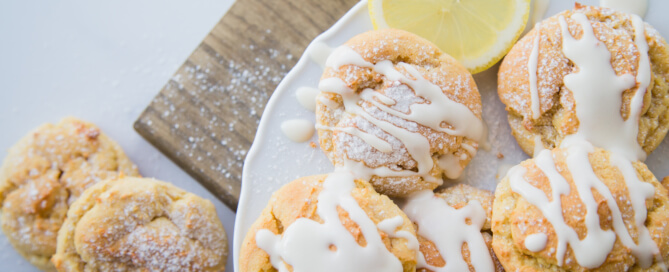 Lemon Crinkle Cookies