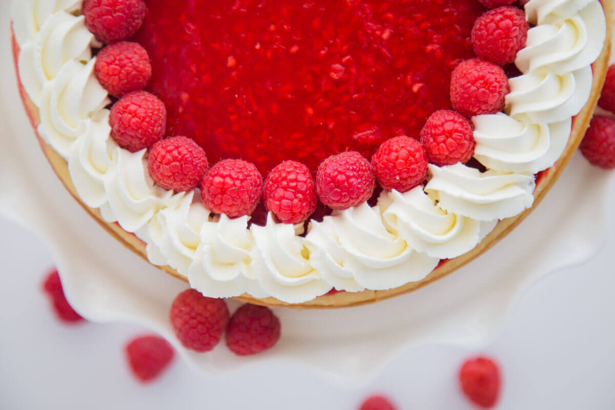 Raspberry Keto Cheesecake