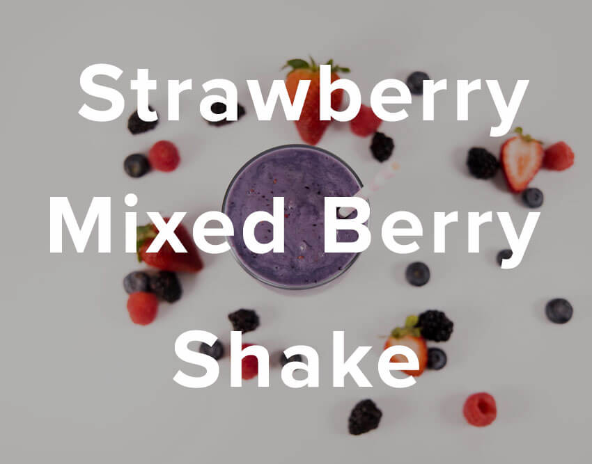 Mixed Berry Milkshake