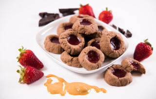 peanut butter jelly thumbprint cookies - white-8