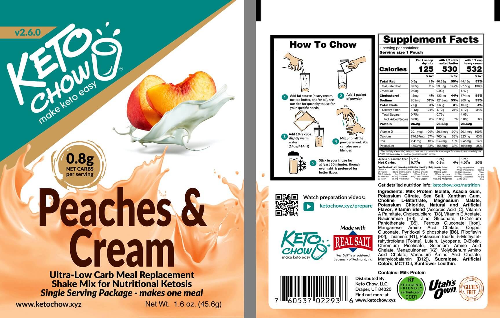Peaches and Cream Nutritional Info
