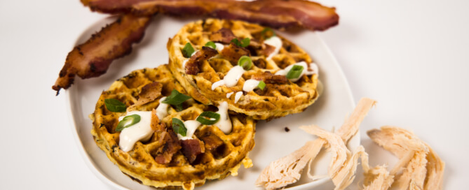 Chicken bacon ranch chaffle white 7