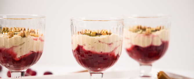 Pumpkin spice cranberry yogurt bowls white 10